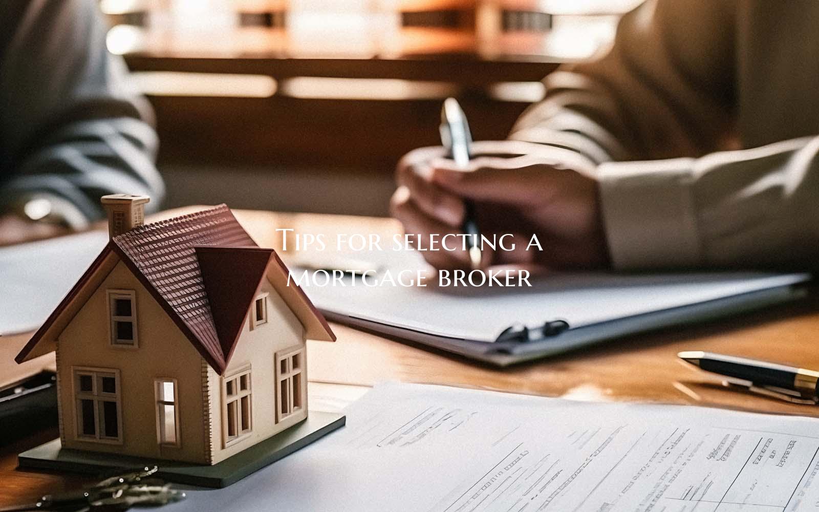 Tips for selecting a mortgag...